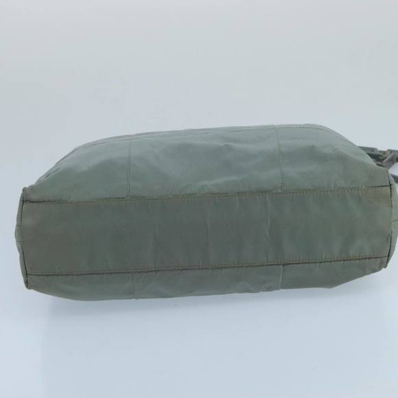 PRADA Tote Bag Nylon Gray Auth mr715 - Picture 5 of 16